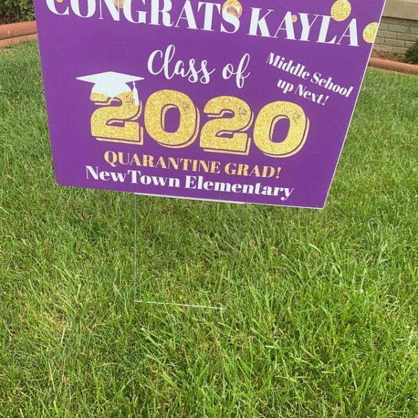 Congratulations yard signs